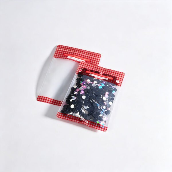Zipper bag, three-side sealed bag