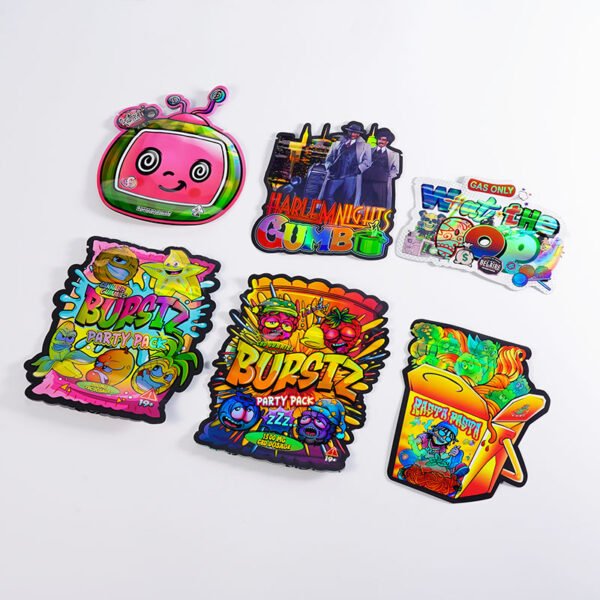 Full Color Custom Printed Cannabis Packaging Pouches